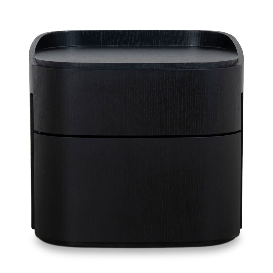 CST10956-IG Bedside Table - Full Black