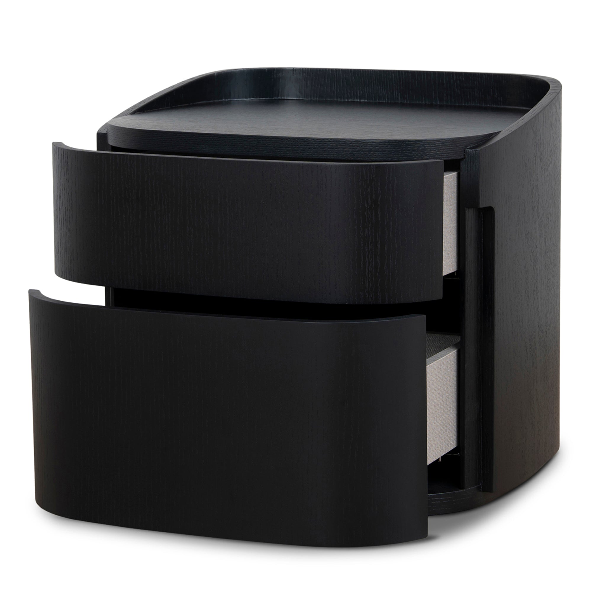 CST10956-IG Bedside Table - Full Black