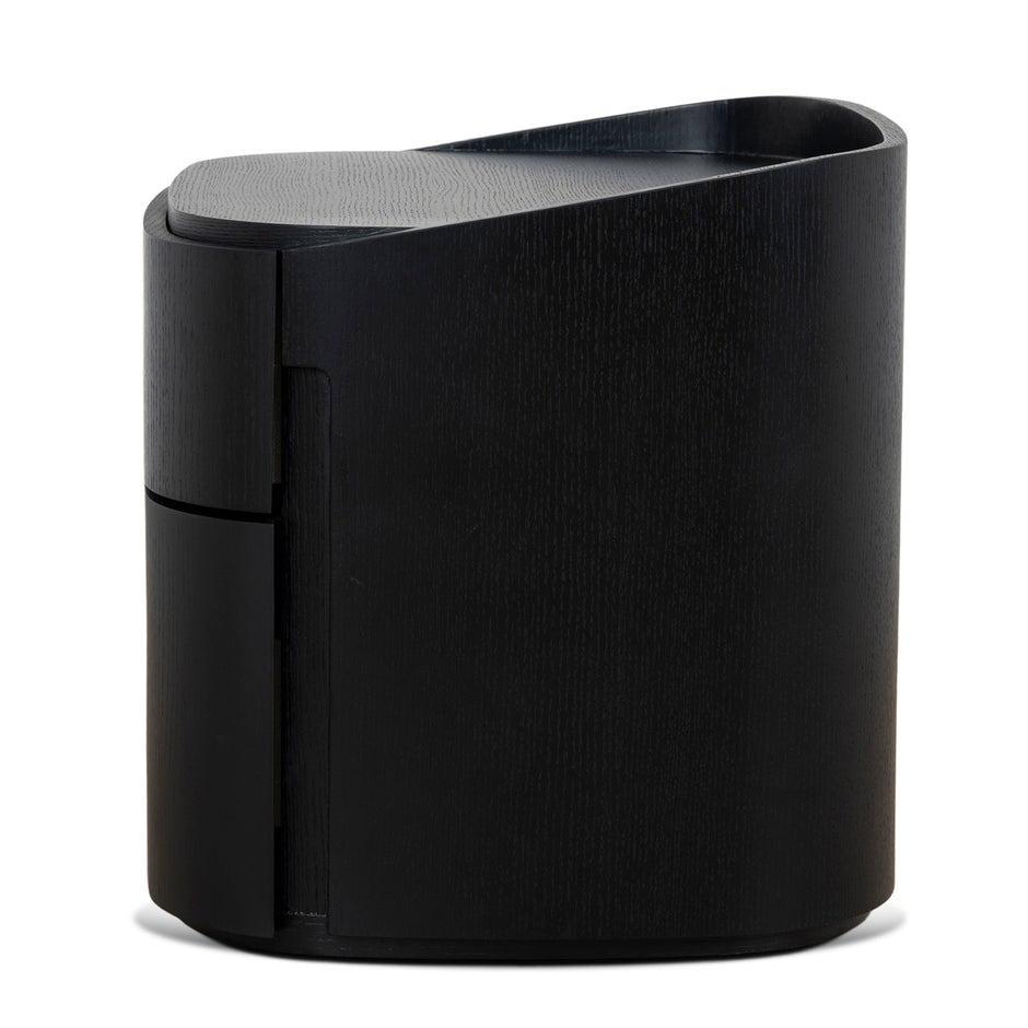 CST10956-IG Bedside Table - Full Black