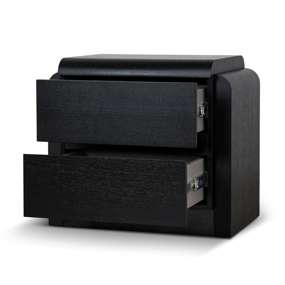 CST10959-IG Bedside Table - Full Black