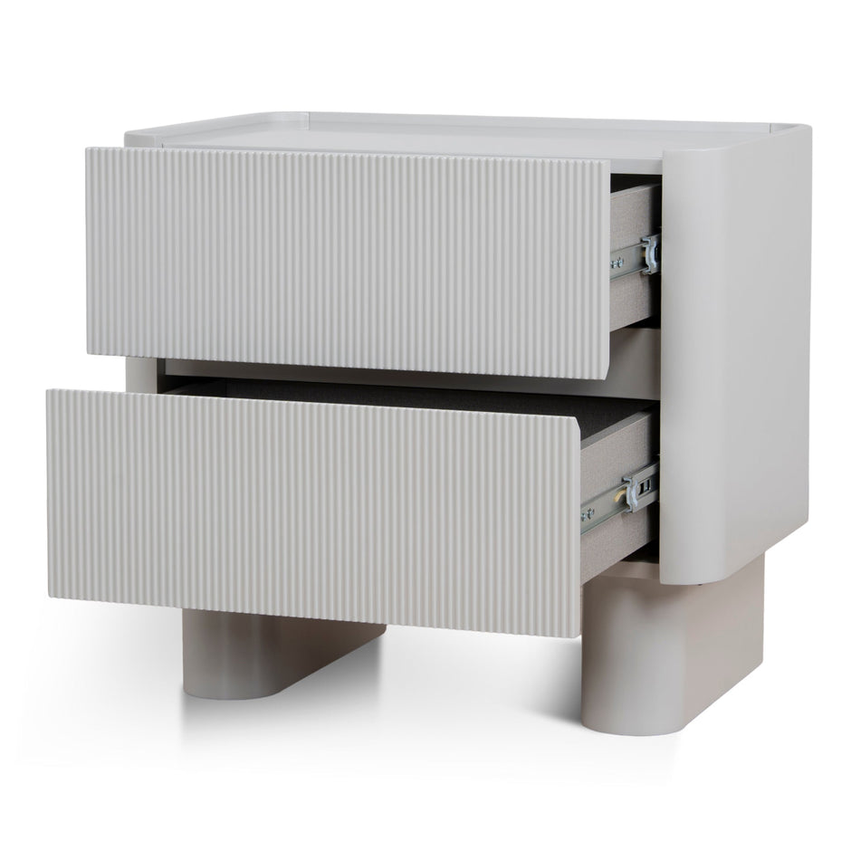 CST10960-IG Bedside Table - Warm Grey