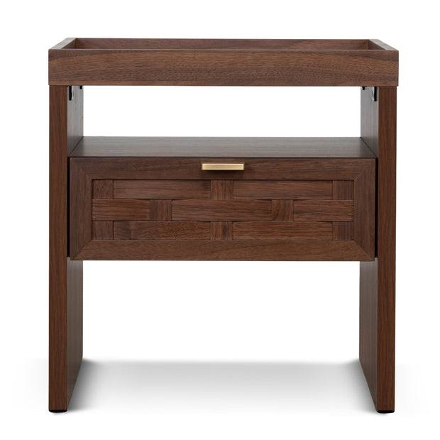 CST10972-IG Bedside Table - Walnut