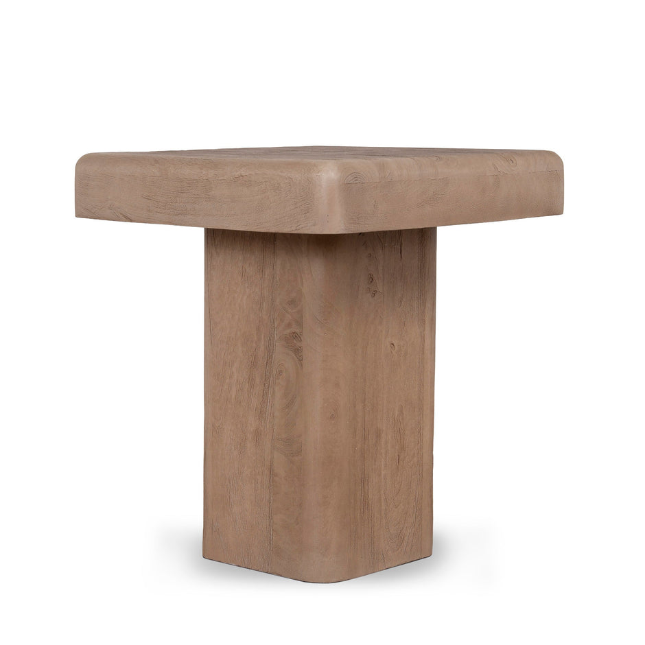 CST12031-RB 45cm Side Table - Natural