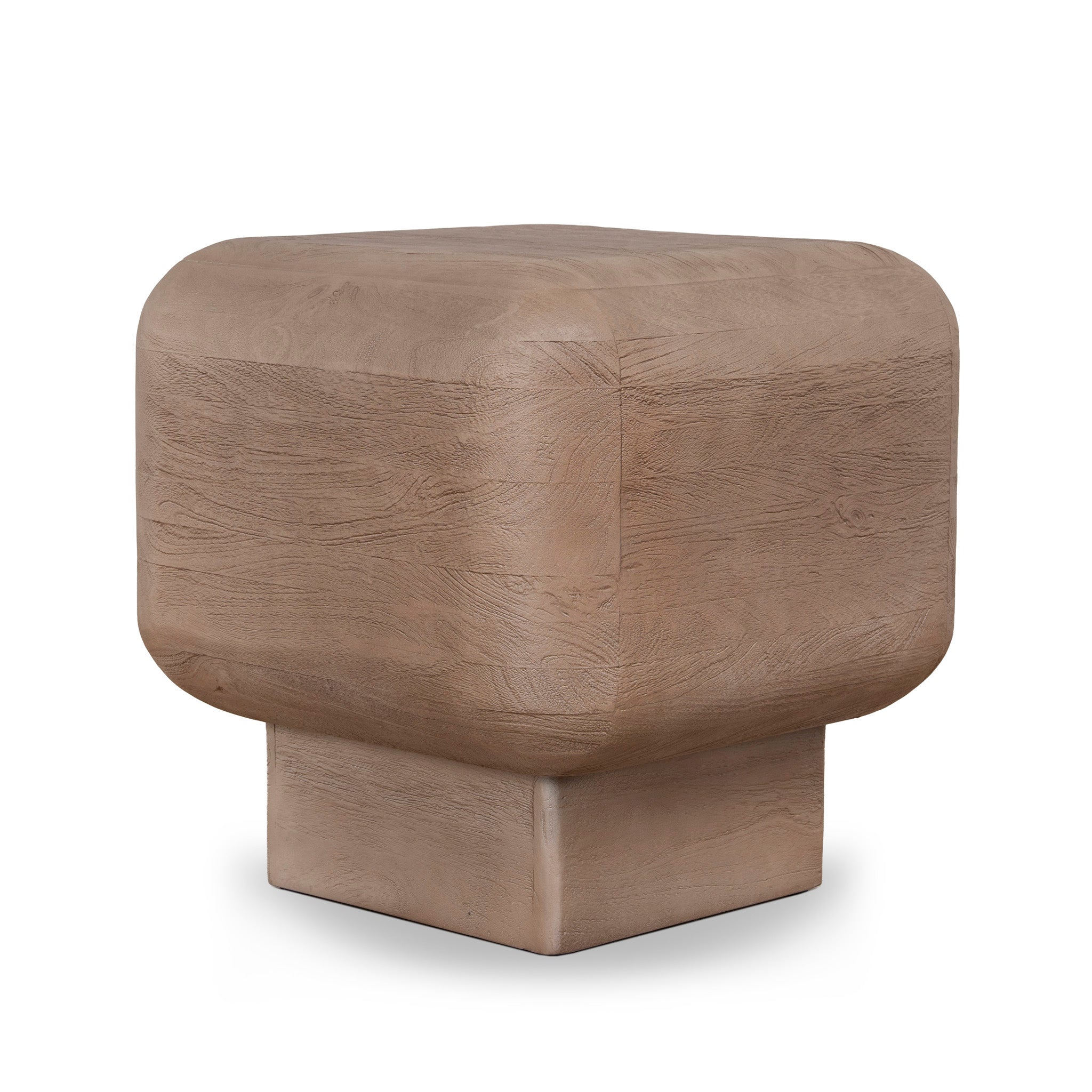 CST12032-RB 45cm Side Table - Natural