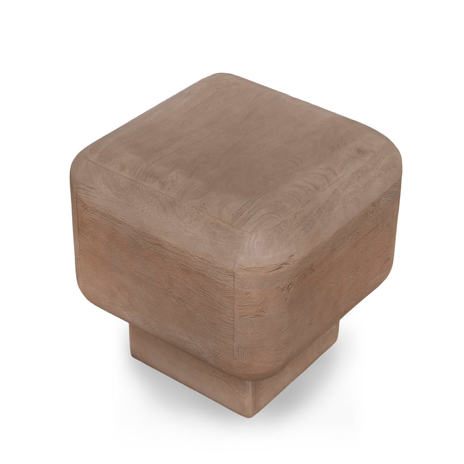 CST12032-RB 45cm Side Table - Natural