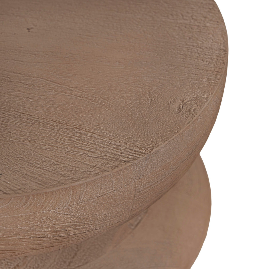 CST12039-RB 30cm Side Table - Natural