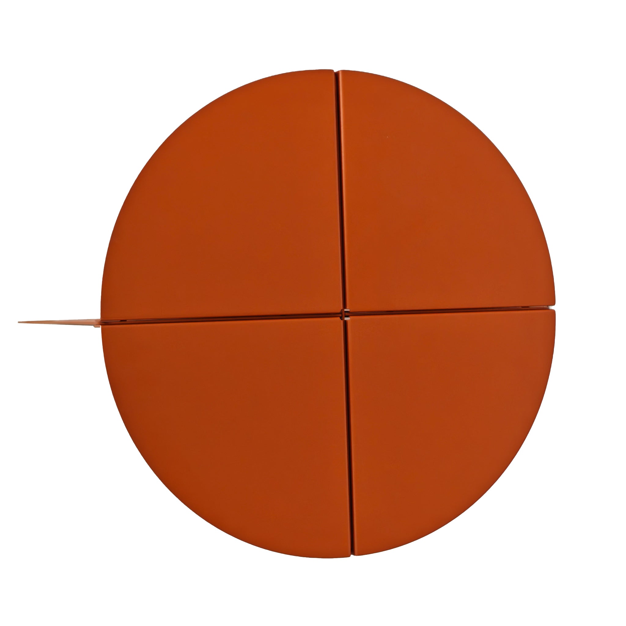 CST12066-BC 38cm Round Side Table - Terracotta