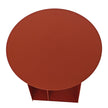CST12072-BC 38cm Round Side Table - Burgandy Red
