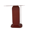 CST12078-BC 45cm Side Table - Burgundy Red