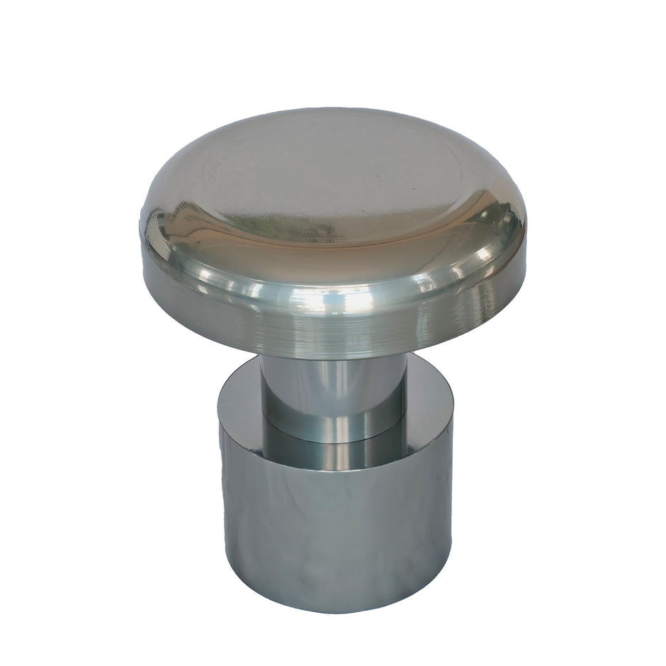 CST12081-BC 40cm Round Side Table - Powder Silver