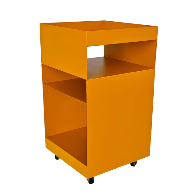 CST12083-BC 35cm Square Side Table - Sandy Mustard