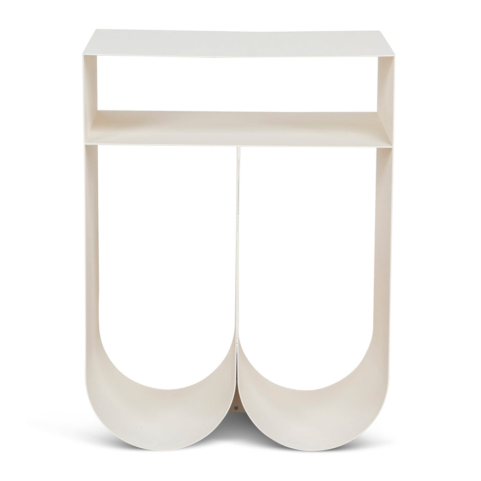 CST12088-BC 35.5cm Side Table - Ivory White