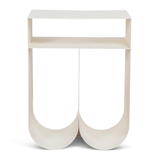 CST12088-BC 35.5cm Side Table - Ivory White