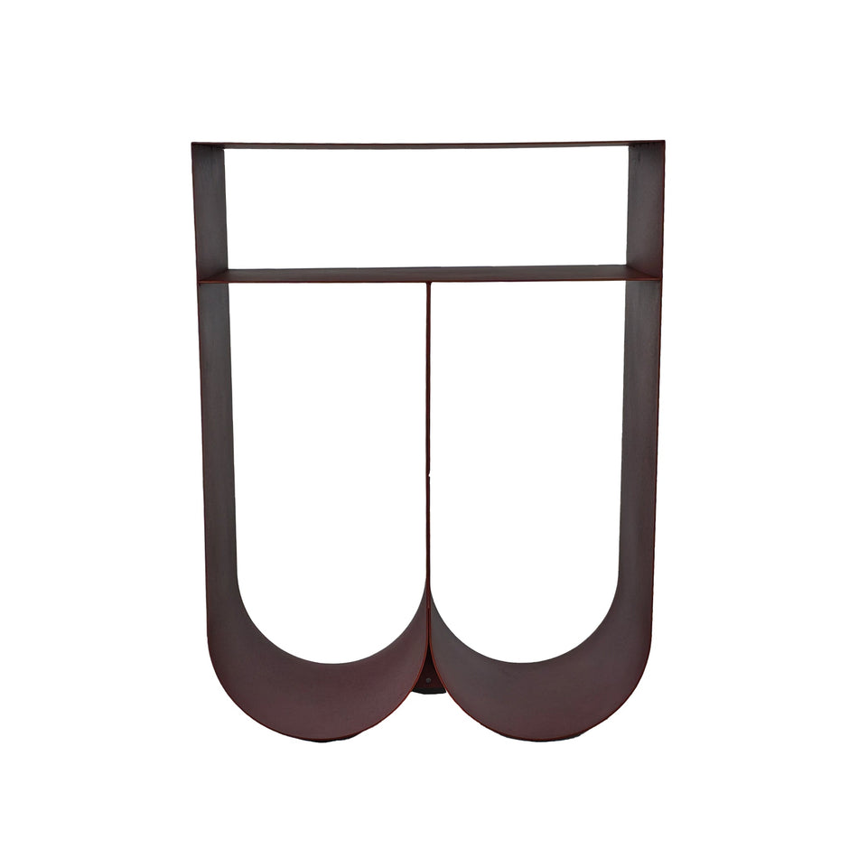 CST12091-BC 35.5cm Side Table - Burgundy Red