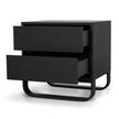 CST12098-BB 55cm Bedside Table - Dark Walnut