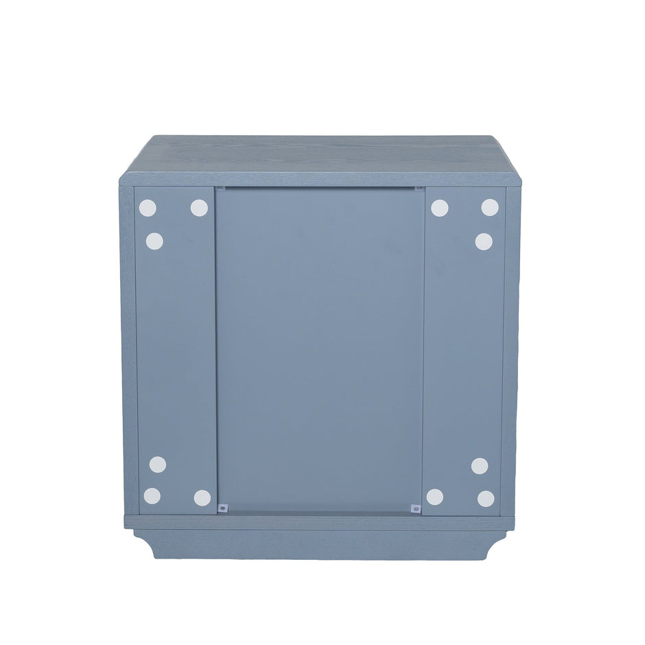 CST12139-DW 50cm Bedside Table - Light Blue