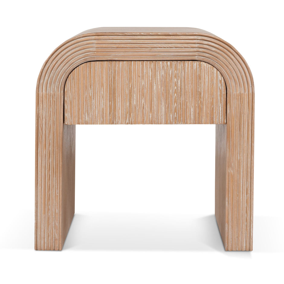 CST12155-NI 55cm Bedside Table - Light Natural