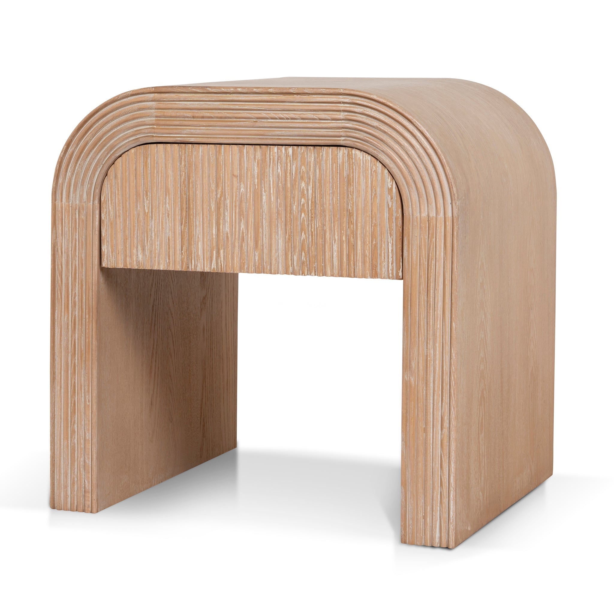 CST12155-NI 55cm Bedside Table - Light Natural