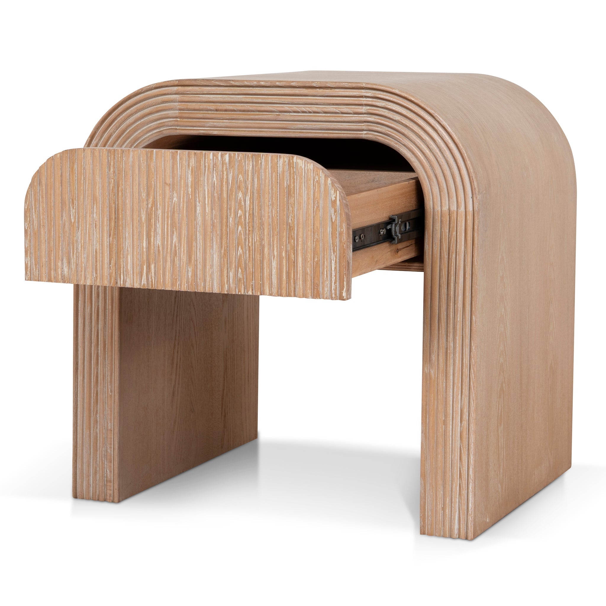 CST12155-NI 55cm Bedside Table - Light Natural