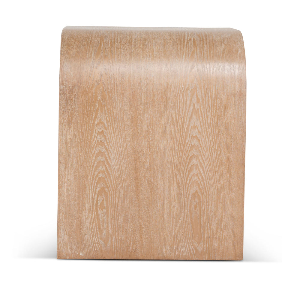 CST12155-NI 55cm Bedside Table - Light Natural