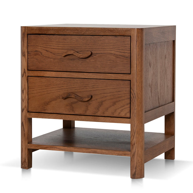CST12262-OW 50cm Bedside Table - Walnut