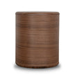 CST12279-CN 46cm Round Bedside Table - Walnut