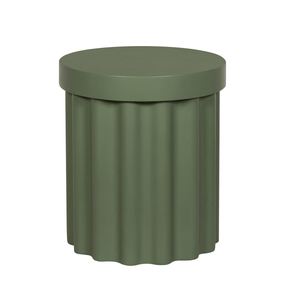 CST12295-CO 40cm Concrete Side Table - Green