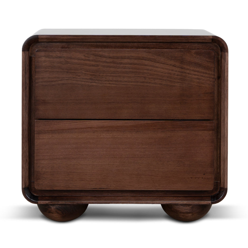 CST12352-AW 56cm Bedside Table - Walnut