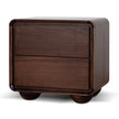 CST12352-AW 56cm Bedside Table - Walnut