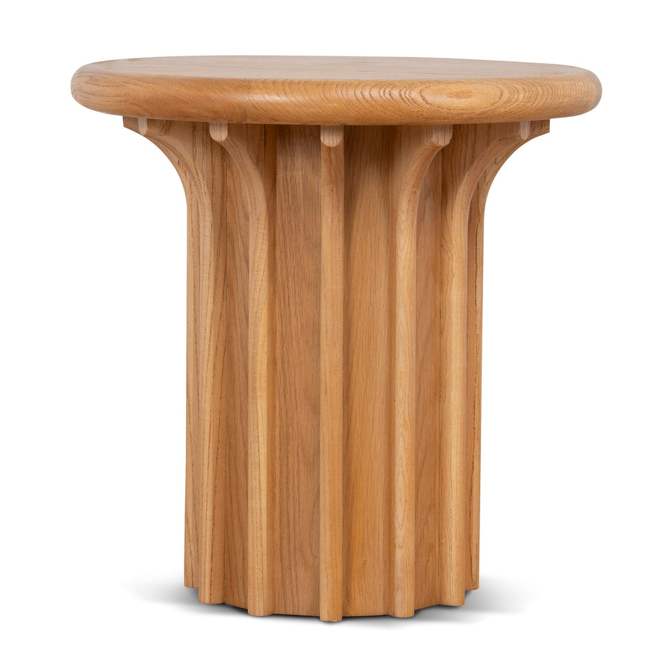 CST12354-NI Round Side Table - Natural