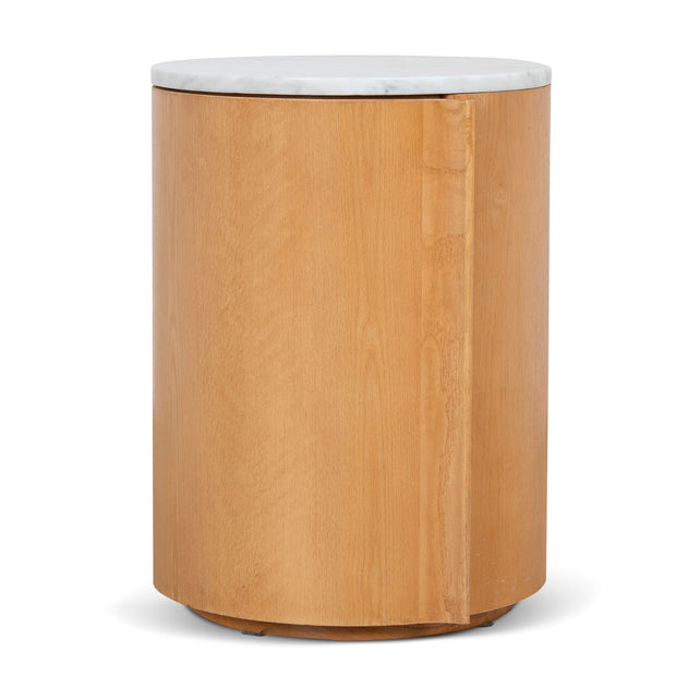 CST12355-NI Round Bedside Table - Natural