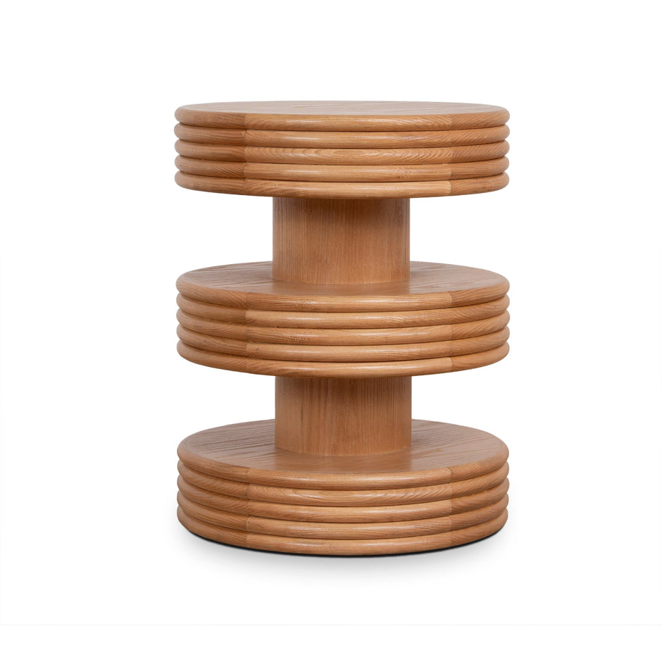 CST12358-NI 42cm Side Table - Natural