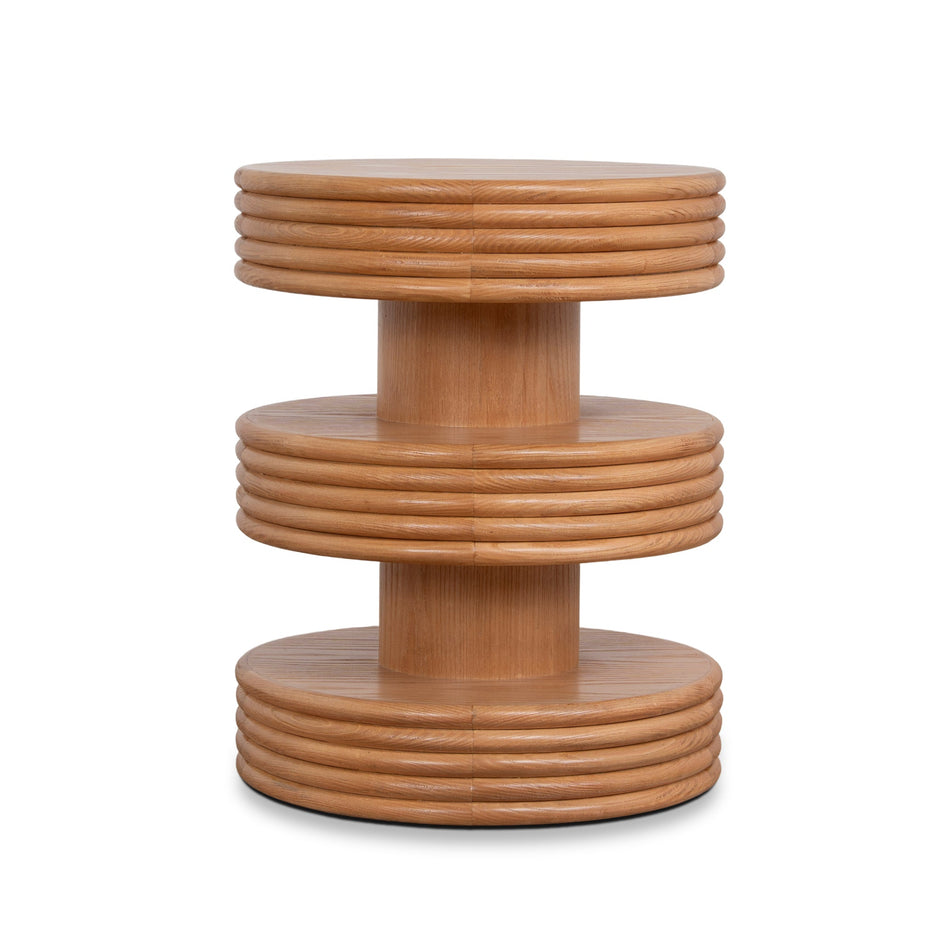 CST12358-NI 42cm Side Table - Natural