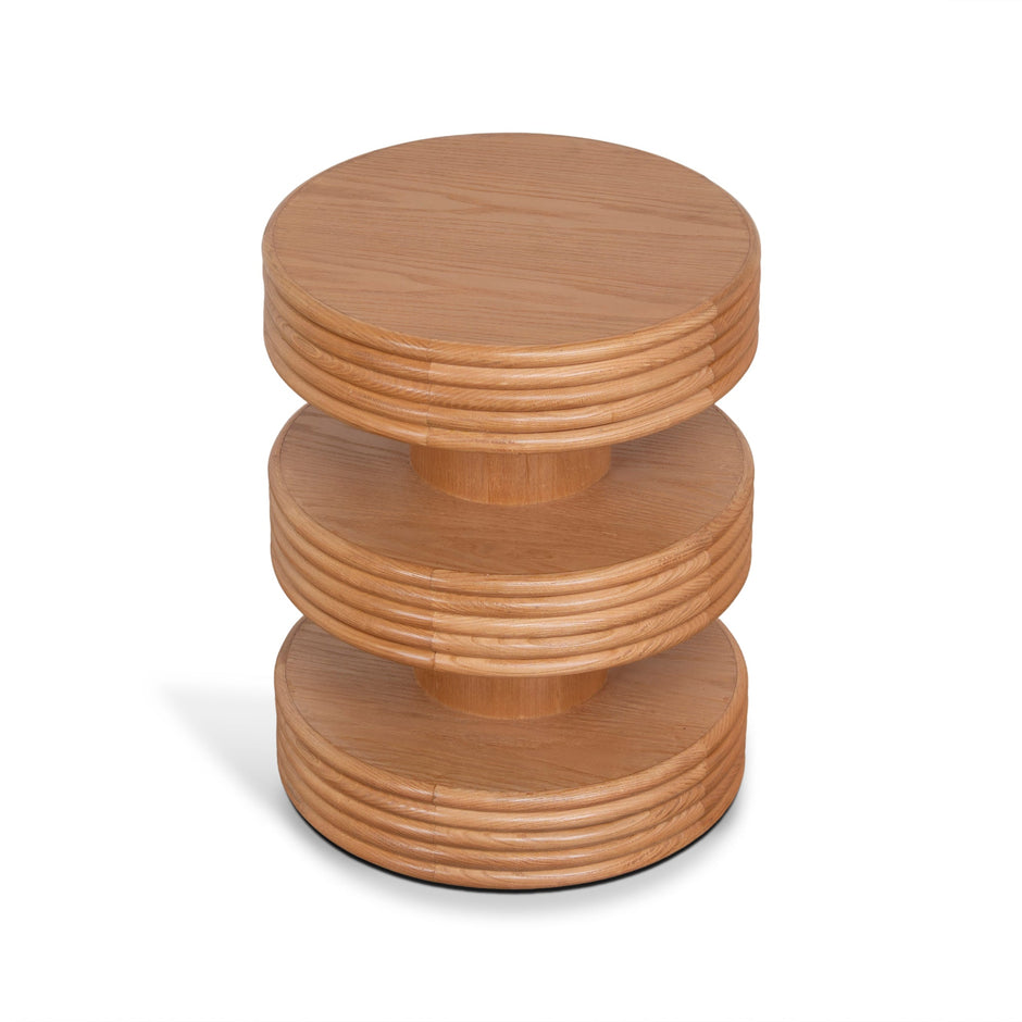 CST12358-NI 42cm Side Table - Natural