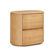CST12640-MA 60cm Tassie Oak Bedside Table - Natural