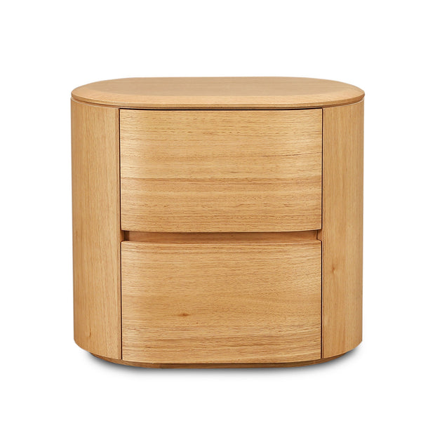 CST12640-MA 60cm Tassie Oak Bedside Table - Natural