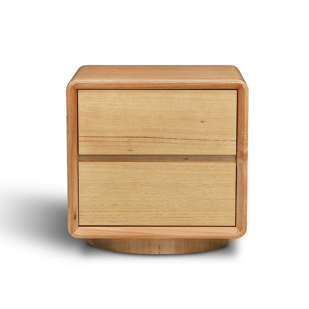 CST12701-MA 52cm Tassie Oak Bedside Table - Natural