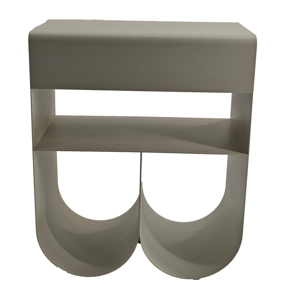CST12709-BC 40cm Side Table - Almond Milk
