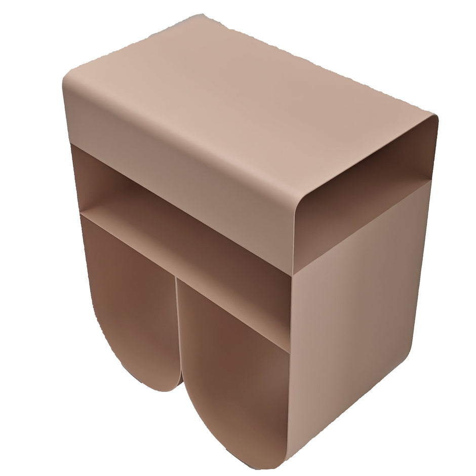 CST12710-BC 40cm Side Table - Rose Smoke