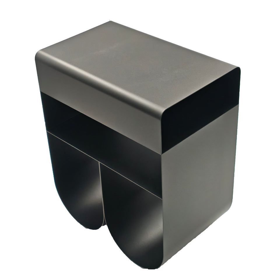 CST12711-BC 40cm Side Table - Full Black