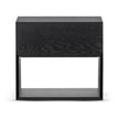 CST6716-CN Oak Bedside Table - Black