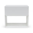 CST6911-CN Oak Bedside Table - White
