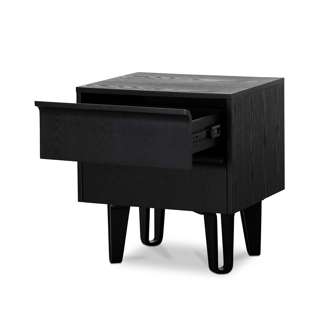 CST8244-DR Bedside Table - Full Black