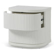 CST8344-DW Bedside Table - Full White
