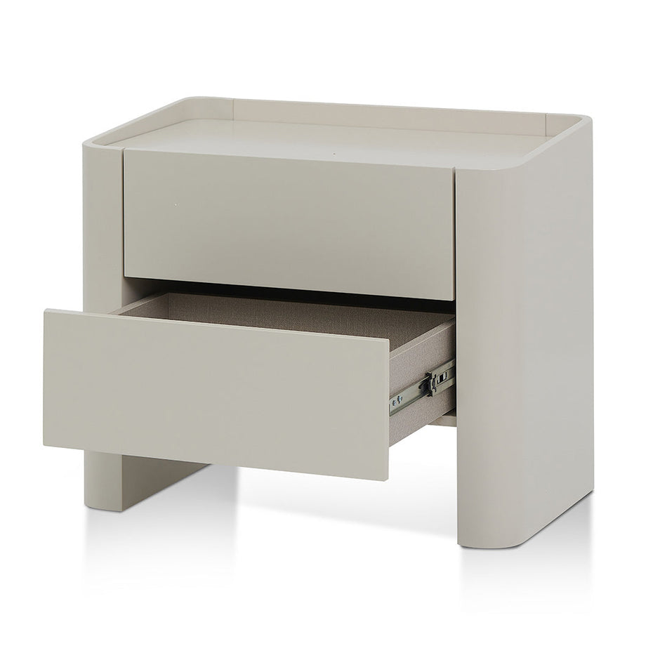 CST8454-IG Bedside Table - Warm Grey