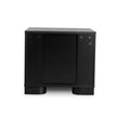 CST8630-DW Bedside Table - Full Black