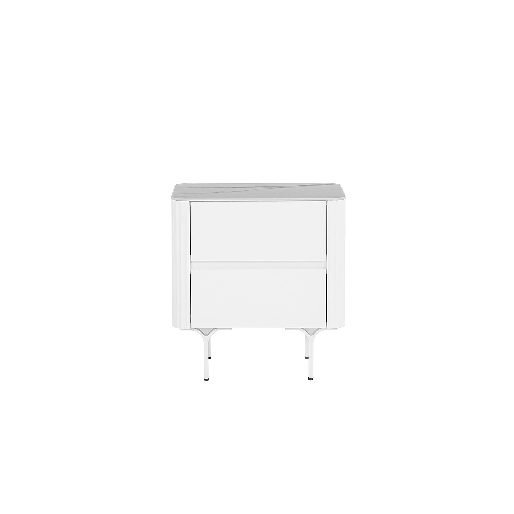CST8636-IG Bedside Table - White