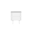 CST8636-IG Bedside Table - White