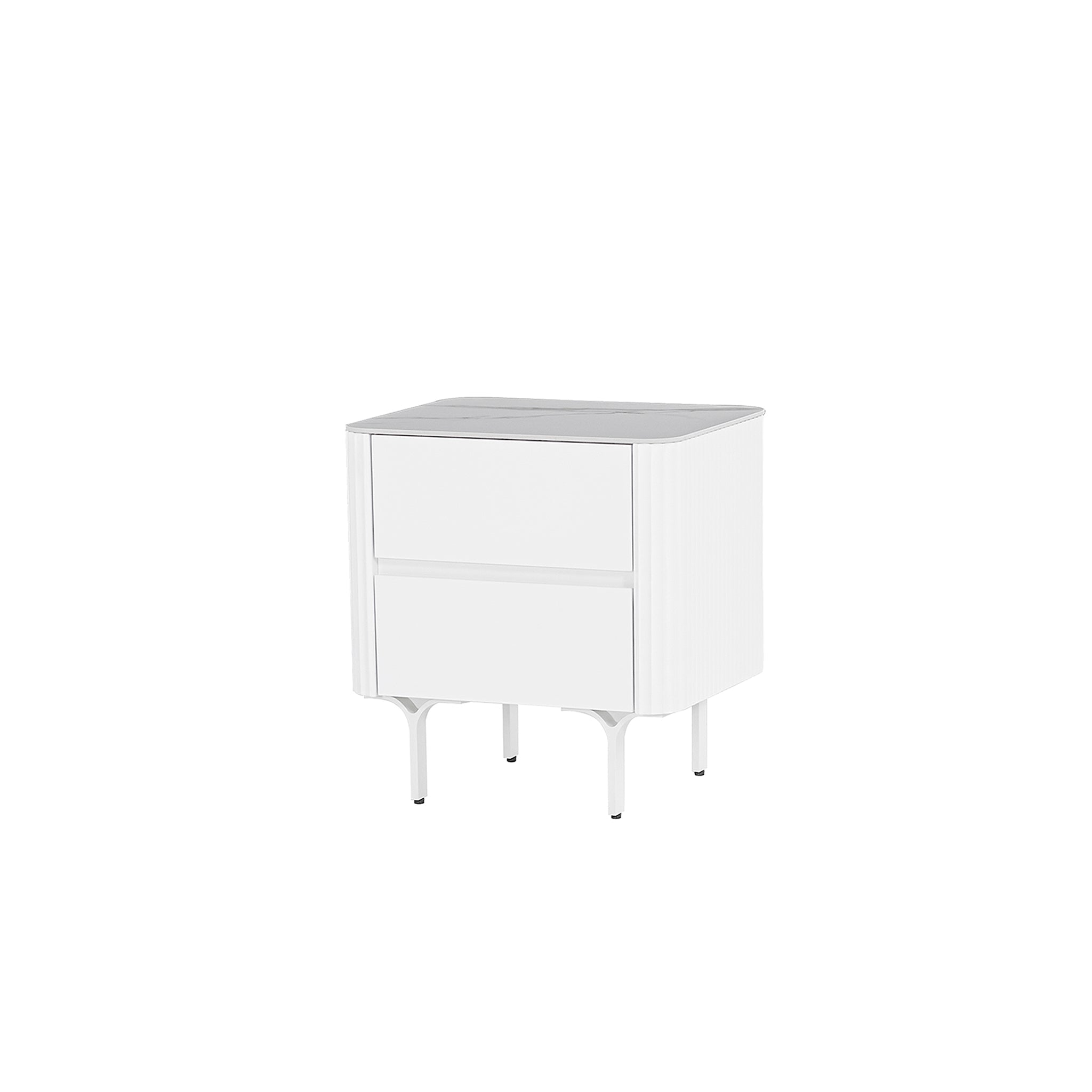 CST8636-IG Bedside Table - White