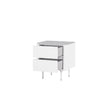 CST8636-IG Bedside Table - White